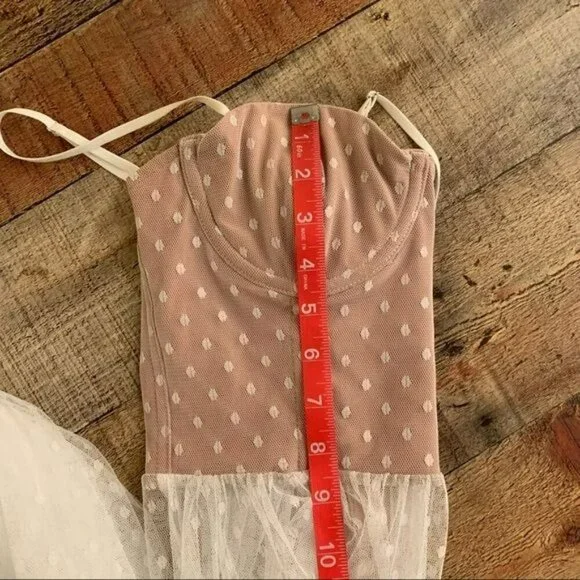 White Fox Totally Bangin' Mesh Maxi Dress
